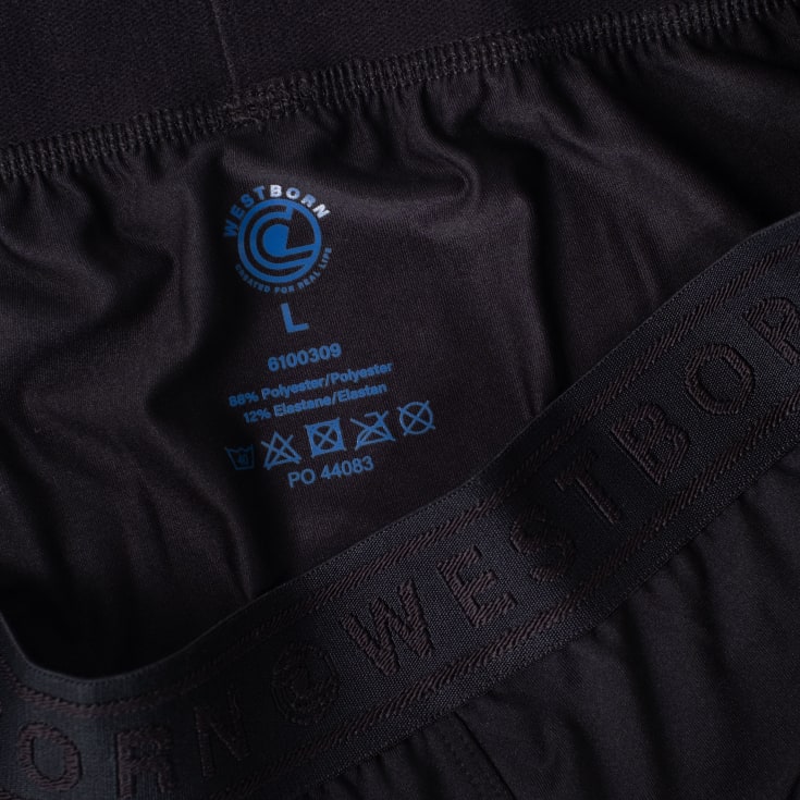 Westborn boxershorts i microfiber, 2-pak, sort, str. XL