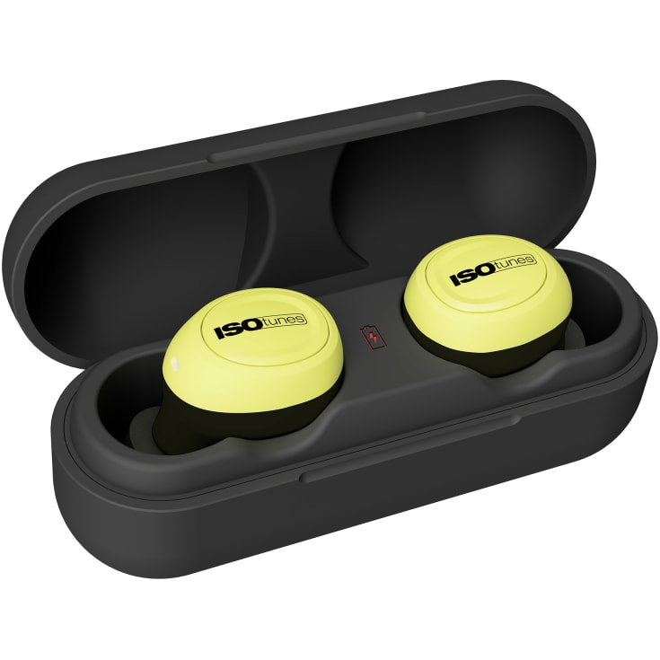 ISOtunes Free 2.0 høreværn EN352 med Bluetooth, Sort/Grøn, ONESIZE