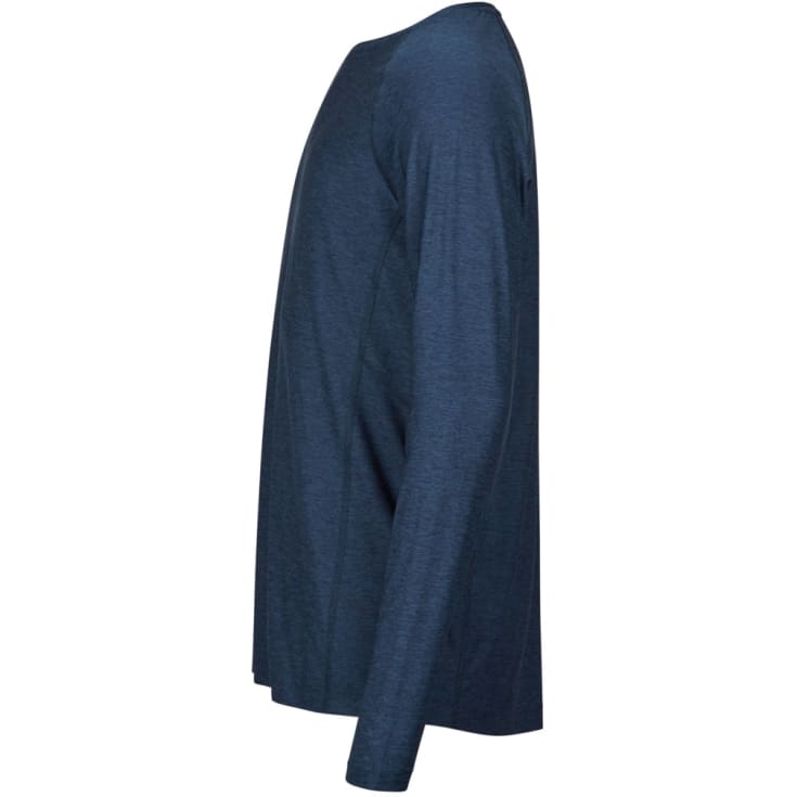 Tee Jays langærmet Cooldry T-shirt, Navy melange, 2XL