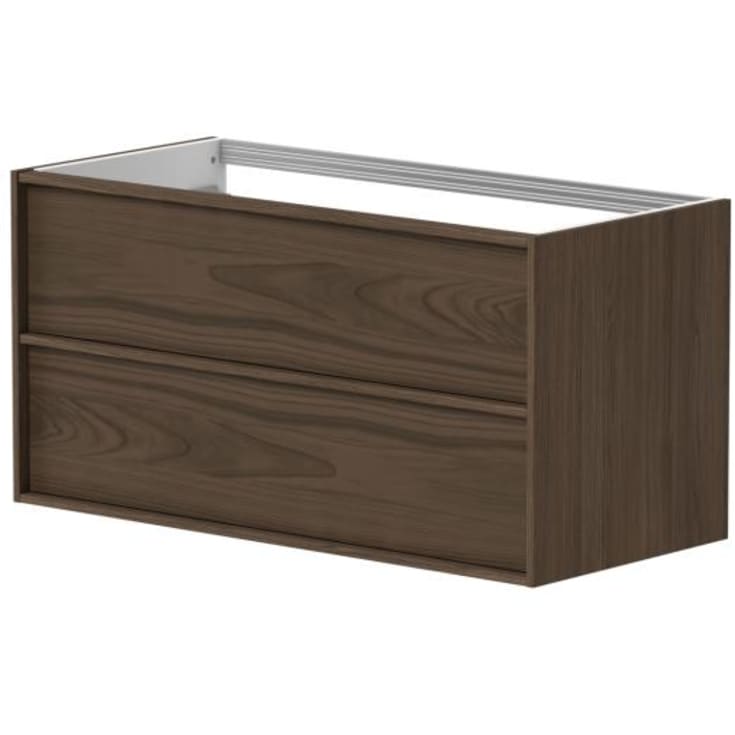 Korsbakken Home underskap, med 2 skuffer, soft-close, 99x45,7 cm, mørk eik