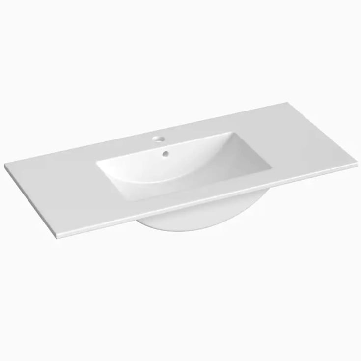 Korsbakken Saturn møbelservant, 101x46 cm, hvit