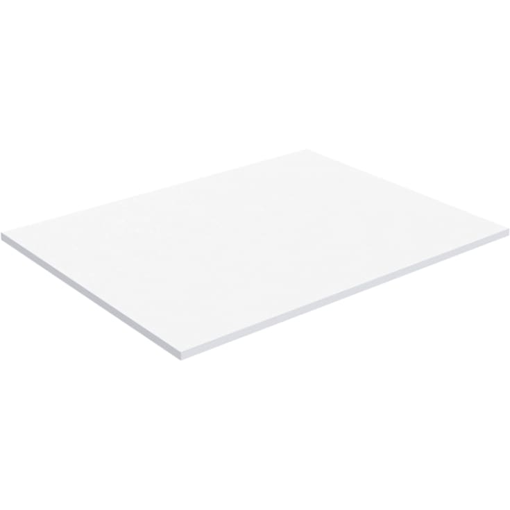 Korsbakken Corian benkeplate, 61x46,5 cm, hvit matt