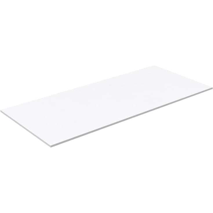 Korsbakken benkeplate HPL , 101x46,5 cm, hvit matt