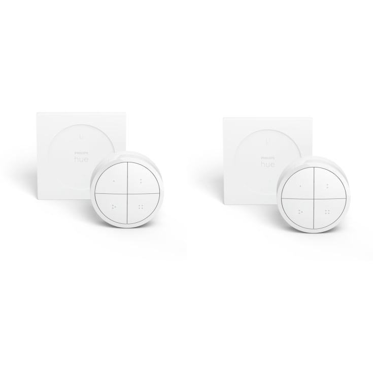 Philips Hue Tap Dial veggbryter, hvit, 2-pak