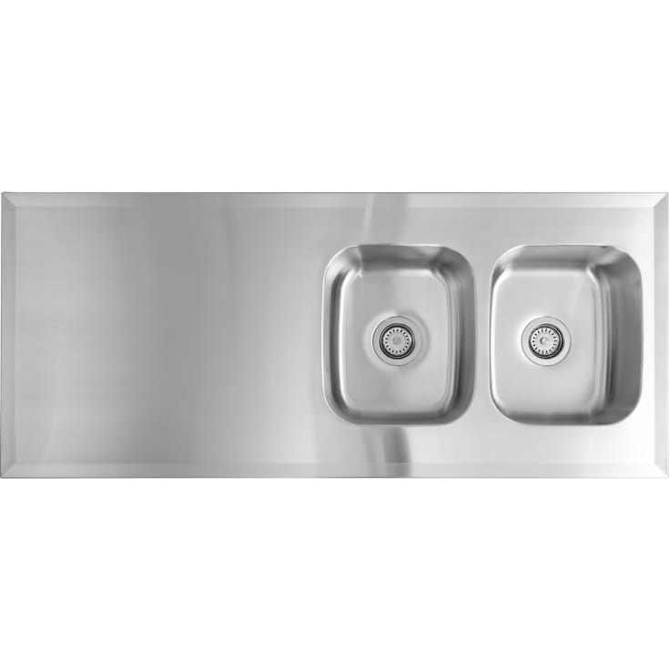 Nordic Tech Opal opvaskbenk, 140 x 61 cm, rustritt stål