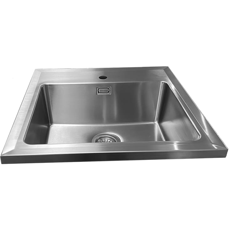 Nordic Tech Nordic kjøkkenvask, 60 x 60 cm, rustritt stål