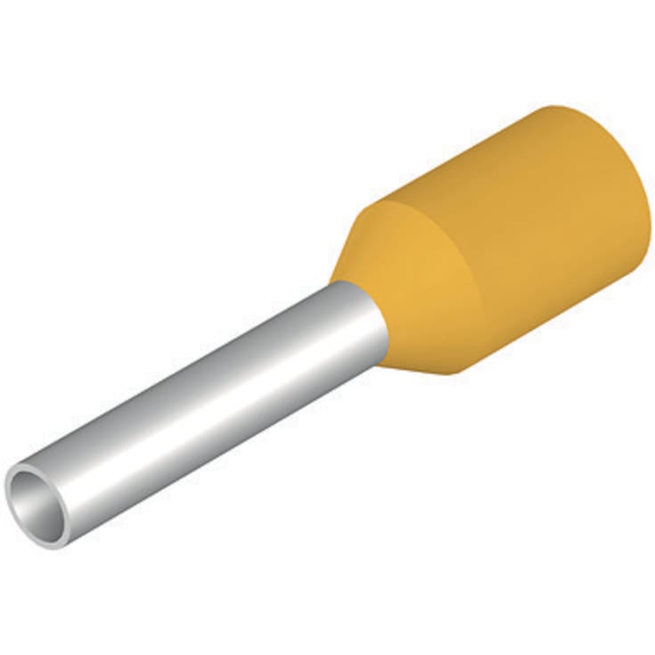 500 stk Tylle Isolerede 1,0 mm² gul H 1,0/14 5X100/Bånd (W)