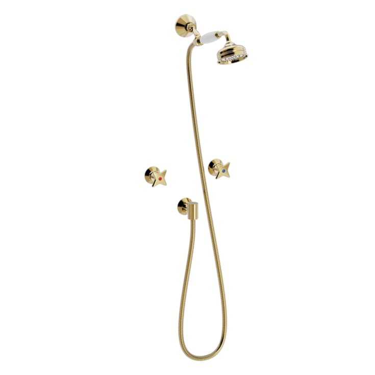 Toni Krydsgreb brusesæt, messing