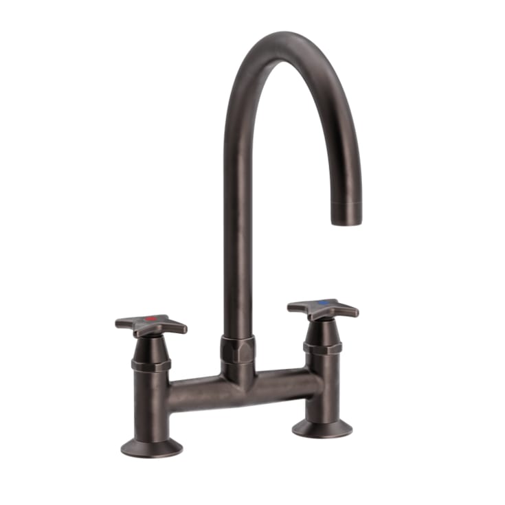 Toni Krydsgreb køkkenarmatur, bruneret messing