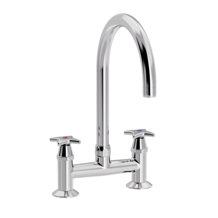 Toni Krydsgreb køkkenarmatur, krom