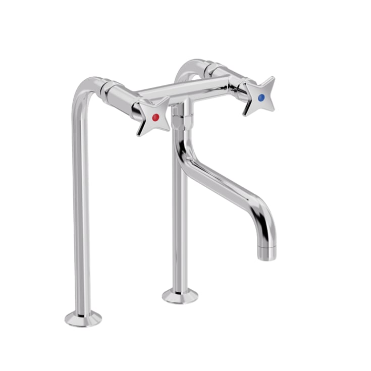 Toni Krydsgreb køkkenarmatur, krom