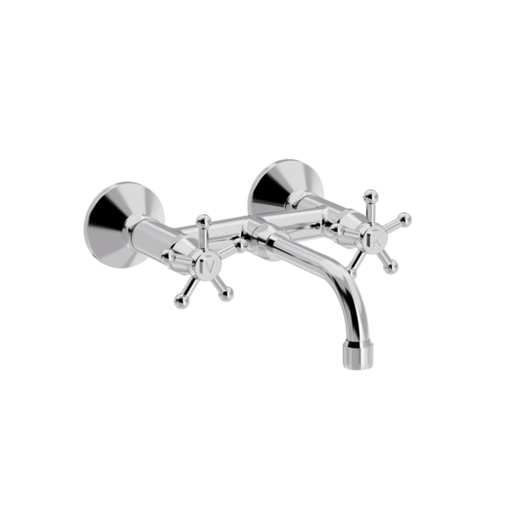 Christiansborg veggmontert blandebatteri med V150 mm fast tut