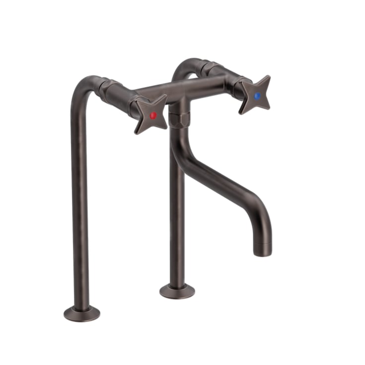 Toni Krydsgreb køkkenarmatur, bruneret messing