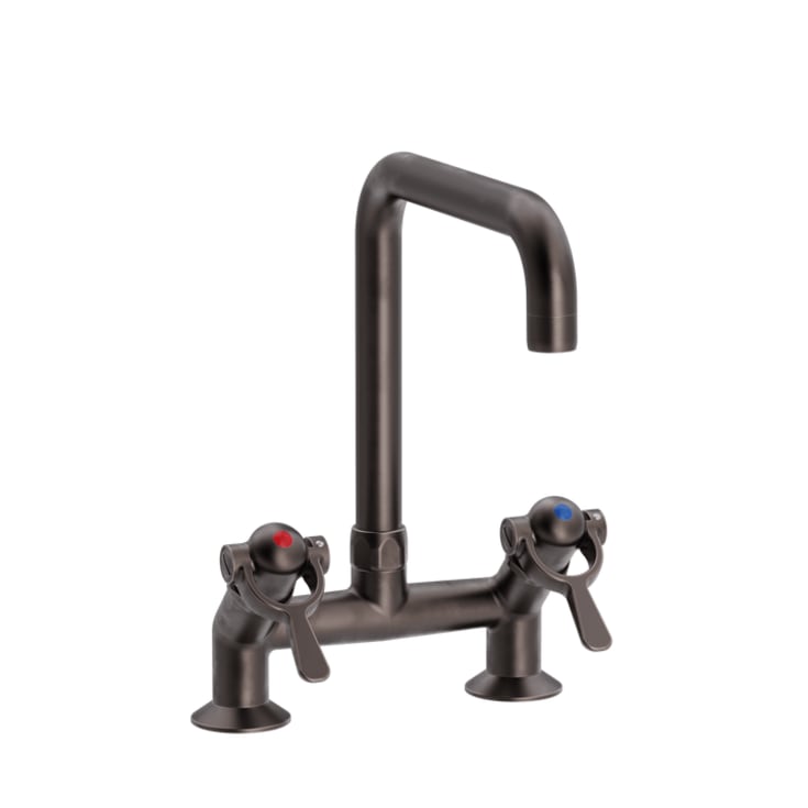 SP 2-hulls kjøkkenkran 45gr. med svingbar tut på U200 mm