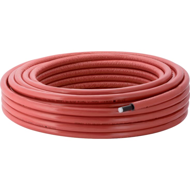 25 meter Geberit Mepla ML præisoleret systemrør til vand og varme, 26/6 mm