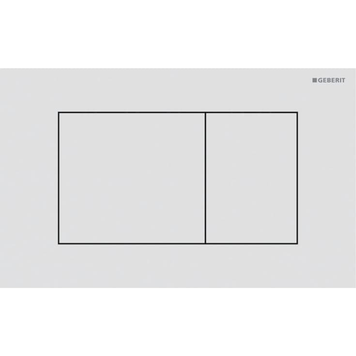 Geberit Sigma 40 Square spolplatta, matt vit