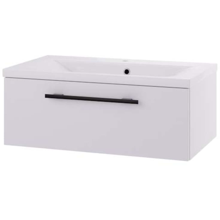 Linn Bad Ingrid servantskap, 1 skuff, 80x45,3x28,5 cm, hvit matt