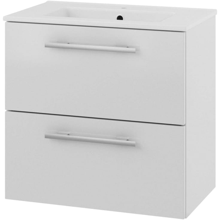 Linn Bad Ingrid Smal servantskap, 60x34,6x57 cm, hvit matt