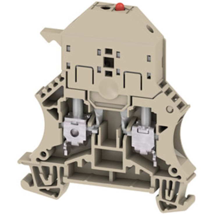 Sikringsklemme WSI 6/LD 250V AC Beige 6,3A Skrue/Skrue