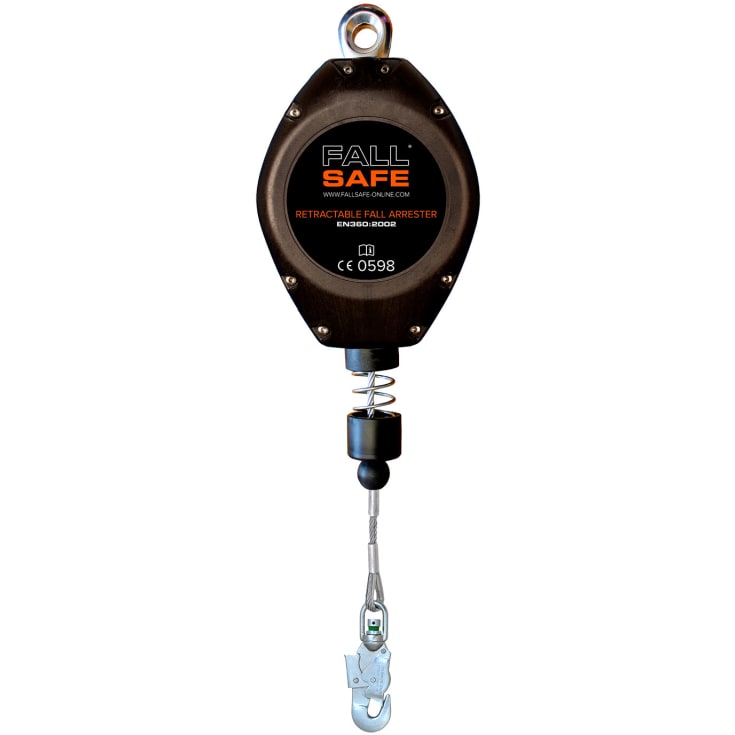 Fall Safe FS936 faldstoptalje 15m, Sort, ONESIZE