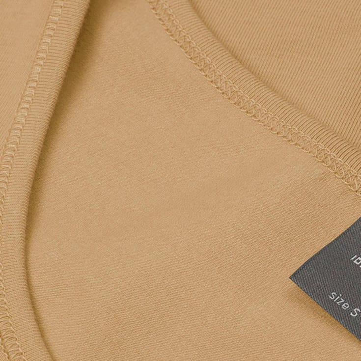 ID 3/4 ærmet dame stretch T-shirt, Sand, M