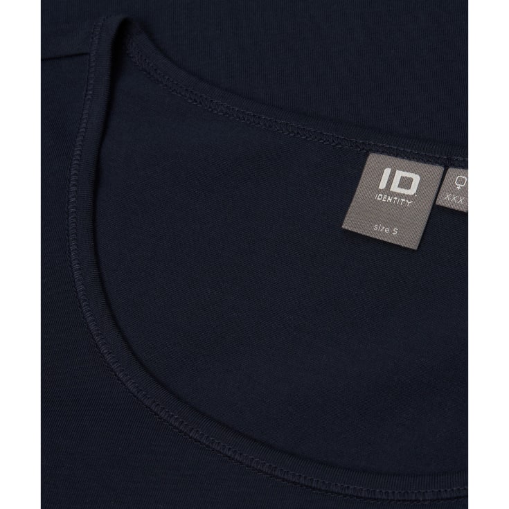 ID 3/4 ærmet dame stretch T-shirt, Navy, S