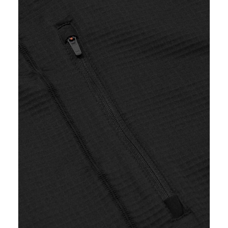 ID Stretch Komfort fleecetrøje, Sort, 3XL