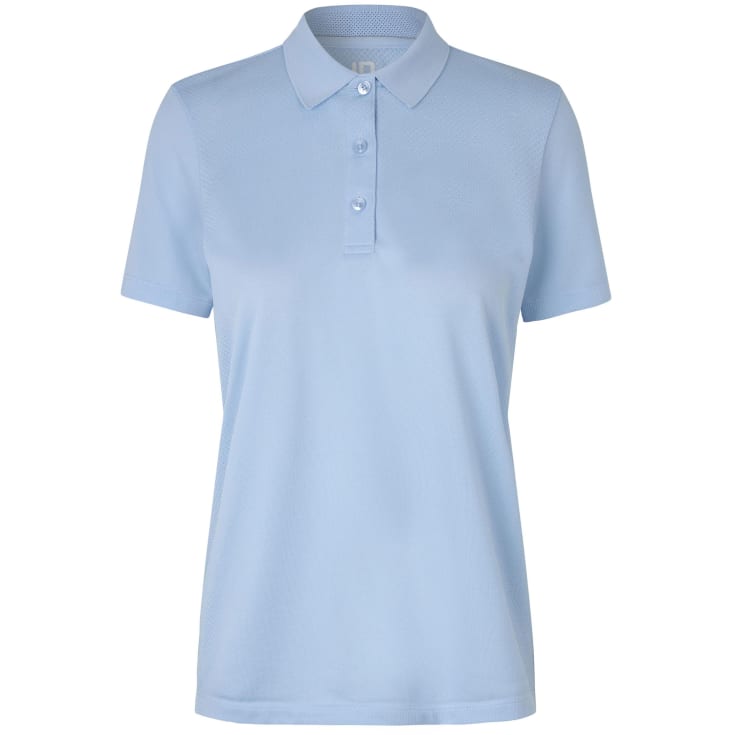 ID Active dame polo T-shirt, Lys Blå, 3XL