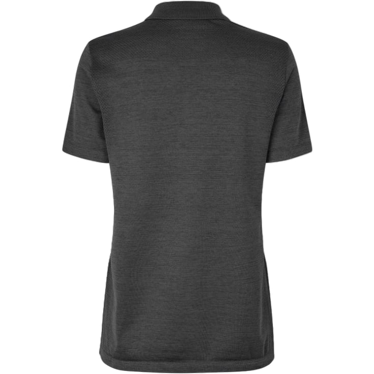 ID Active dame polo T-shirt, Antracit Melange, XL