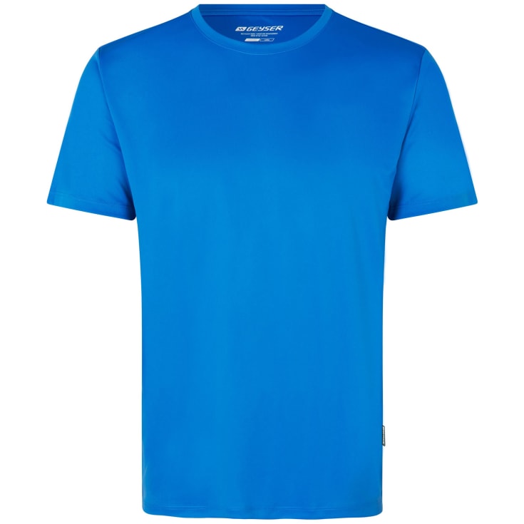 GEYSER Essential interlock T-shirt, Azurblå, 3XL
