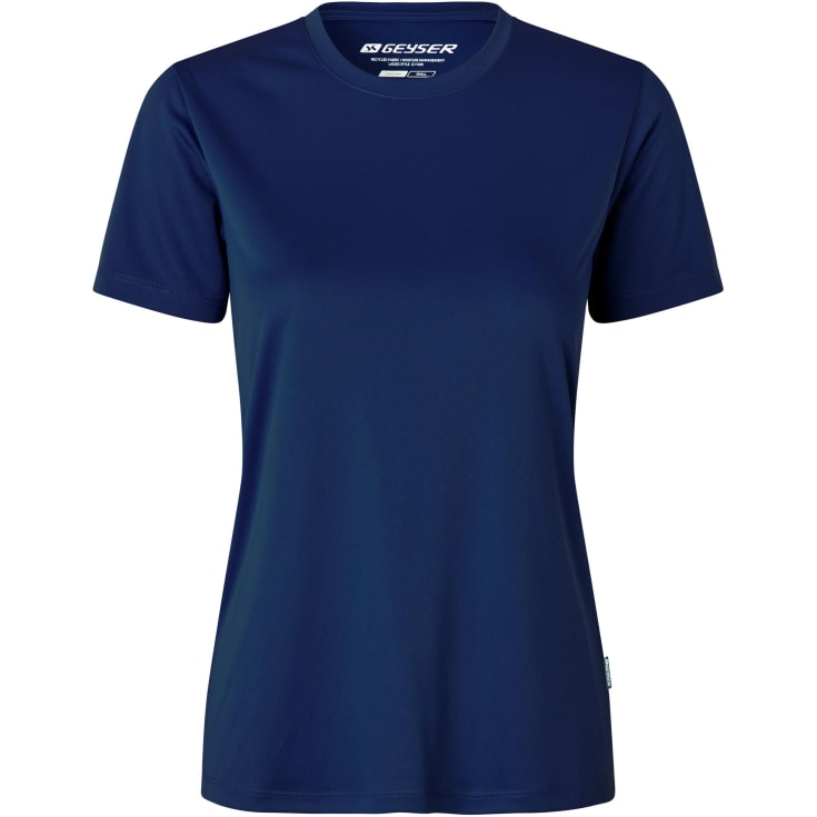 GEYSER Essential interlock dame T-shirt, Navy, 3XL