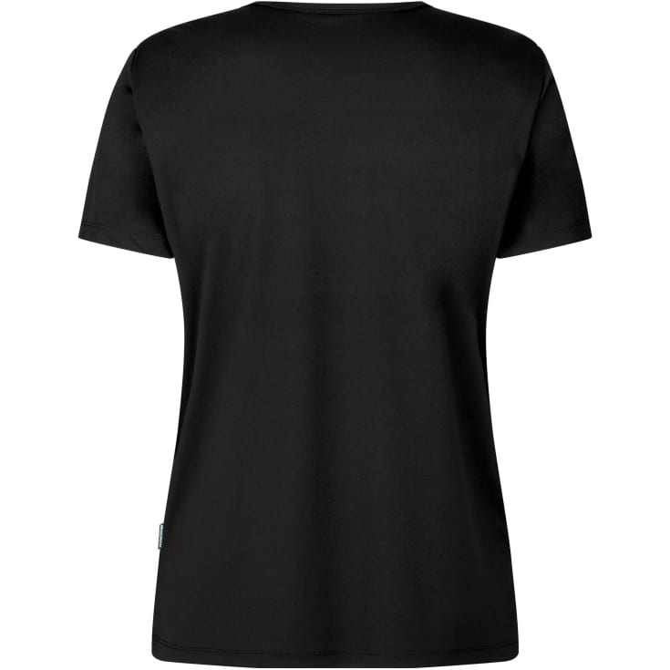 GEYSER Essential interlock dame T-shirt, Sort, M