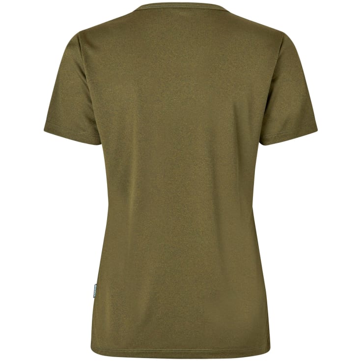 GEYSER Essential interlock dame T-shirt, Olivengrøn, XL