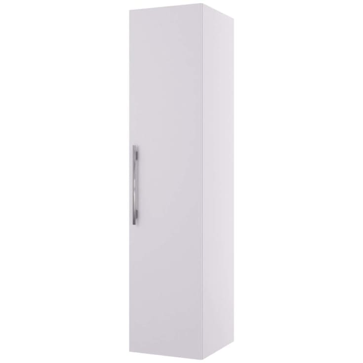 Linn Bad Ingrid Høyskap, innredning 1, 40x45,3x174 cm, vendbar, hvit matt