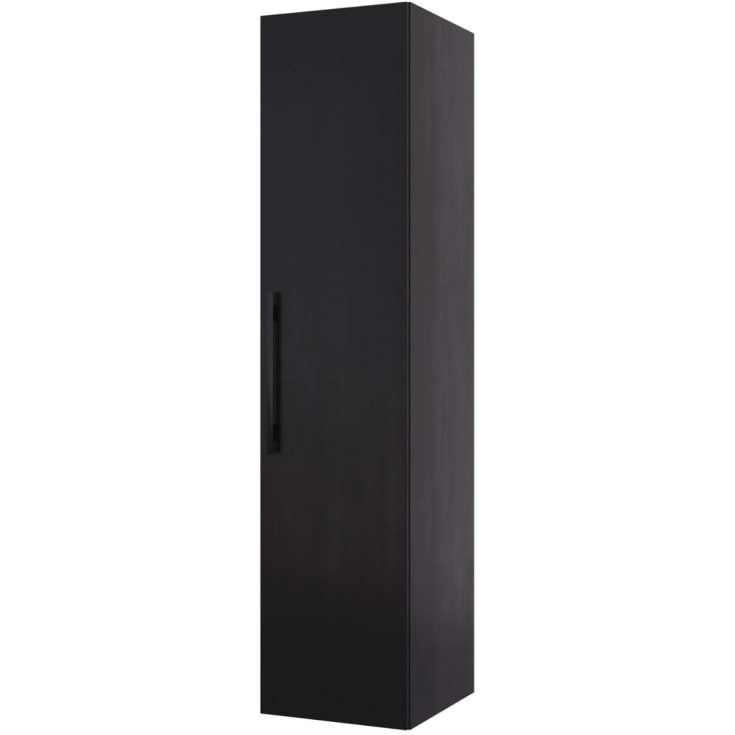 Linn Bad Ingrid Høyskap, innredning 1, 40x45,3x174 cm, vendbar, sort eik