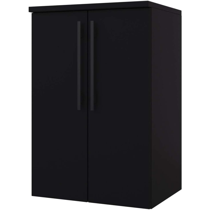 Linn Bad Ingrid Sideskap, 2 dører, 60x46x87,8 cm, sort matt