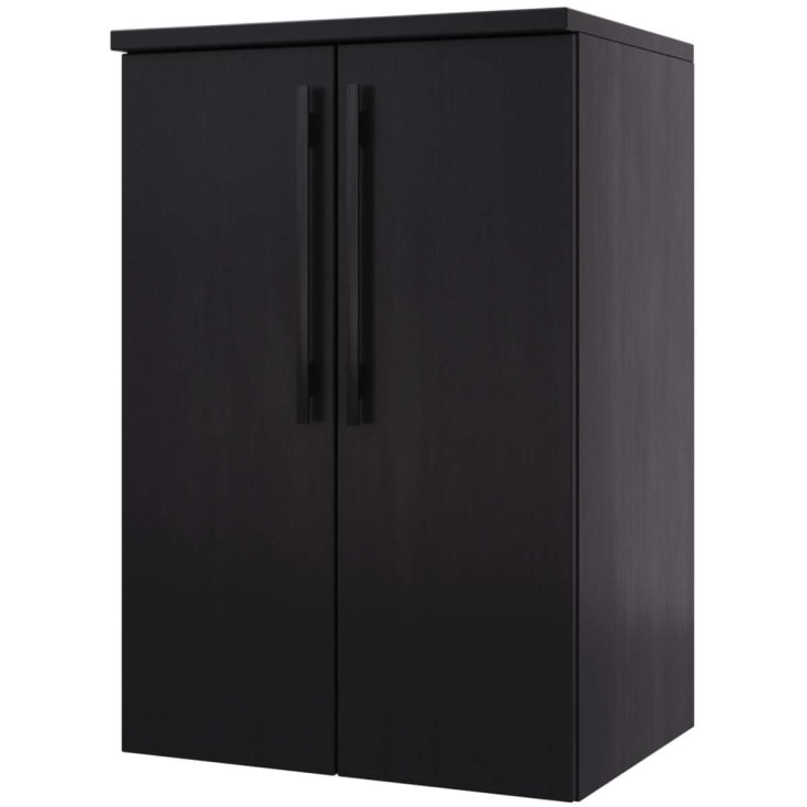 Linn Bad Ingrid Sideskap, 2 dører, 60x45,3x87,8 cm, sort eik