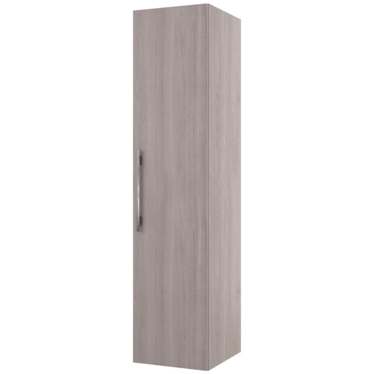 Linn Bad Ingrid Høyskap, innredning 2, 40x45,3x174 cm, høyre, lys eik