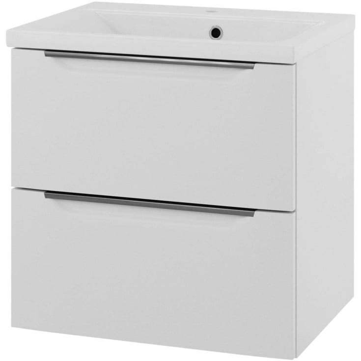 Linn Bad Mari servantskap, 2 skuffer, 120x45,6x57 cm, høyre, valnøtt