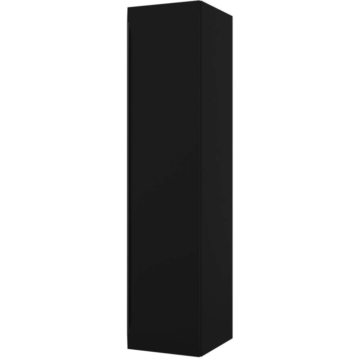 Linn Bad Mari Høyskap, innredning 1, 40x45,6x174 cm, vendbar, sort matt