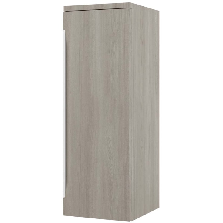 Linn Bad Mari Smal Sideskap, 1 dør, 30x35,3x87,8 cm, vendbar, lys eik