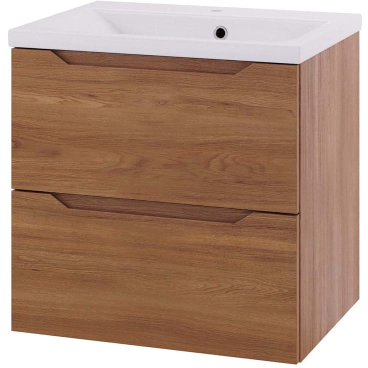 Linn Bad Emma servantskap, 2 Skuffer, 60x45,7x57 cm, eik