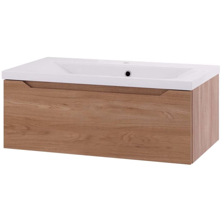 Linn Bad Emma servantskap, 1 Skuff, 80x45,7x28,5 cm, eik