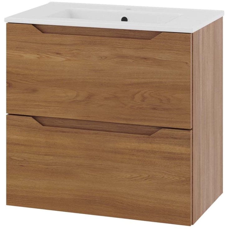 Linn Bad Emma Smal servantskap, 60x35x57 cm, 2 skuffer, eik