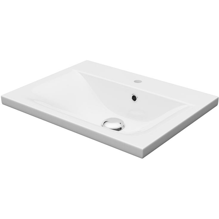 Linn Bad Heine 60 møbelservant, 61x46 cm, hvit