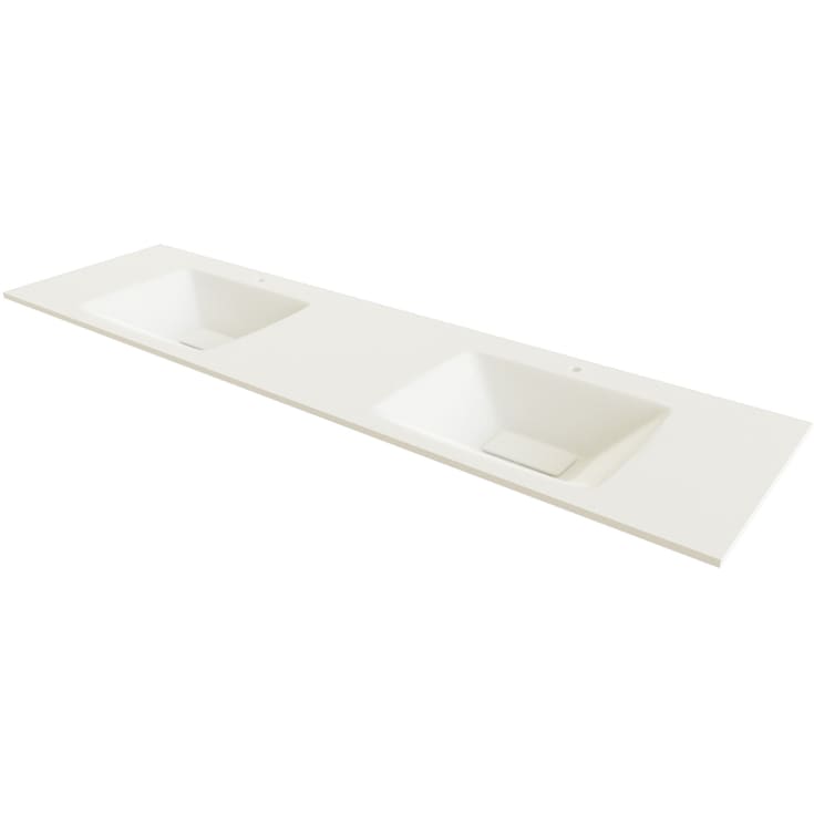 Linn Bad Vale servant, 160x46 cm, matt hvit