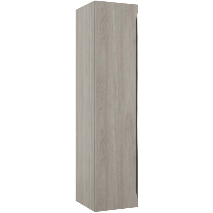Linn Bad Mari Høyskap, innredning 2, 40x45,6x174 cm, venstre, lys eik