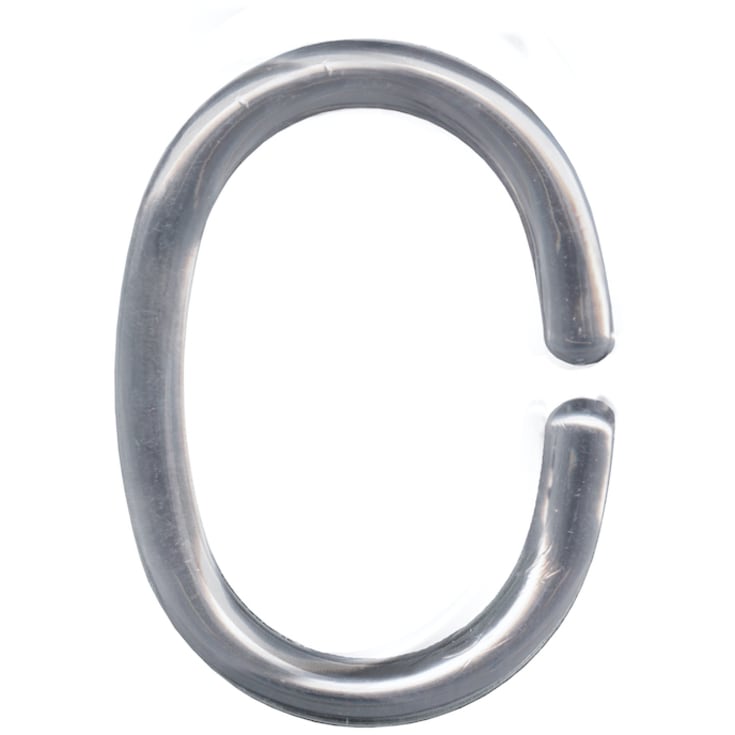 Kleine Wolke ringe til badeforhæng, 12 stk. sølv