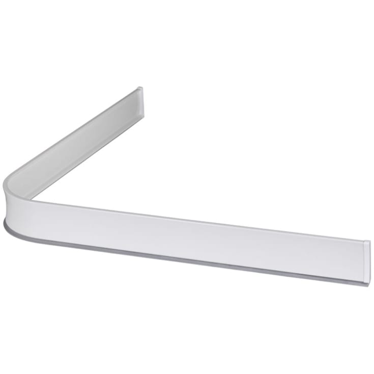 2 stk Leijma Stabil gulvskinne 130x130 cm, hvid