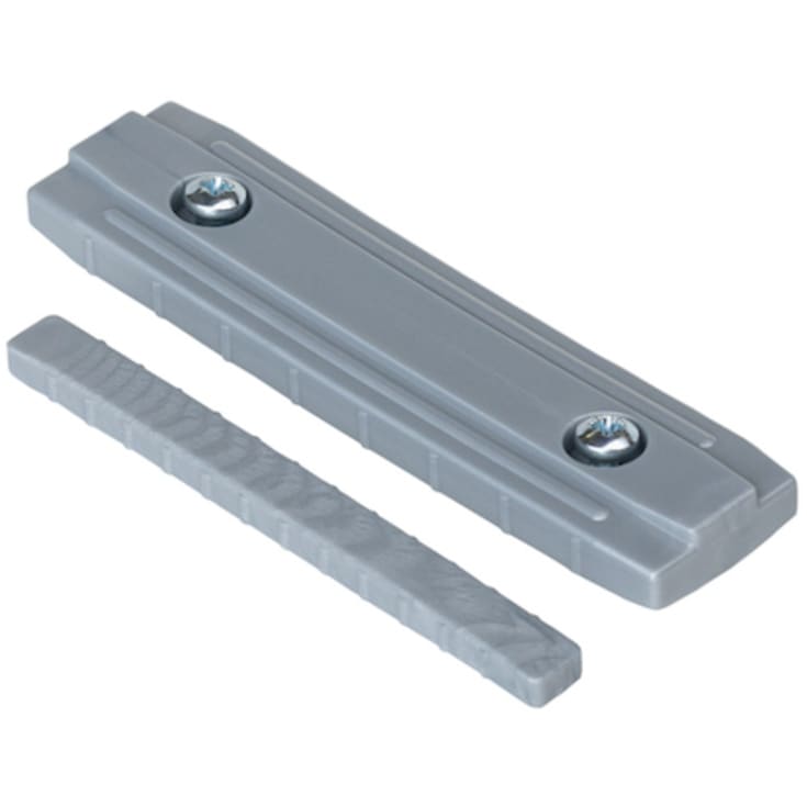 Leijma beslag til Stabil badeforhængsstang, grå